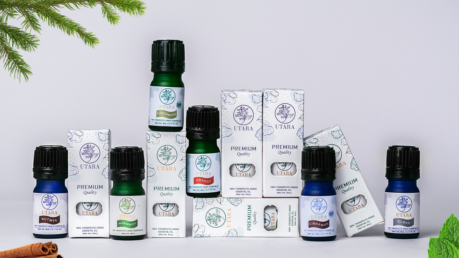 essential-oils showcase
